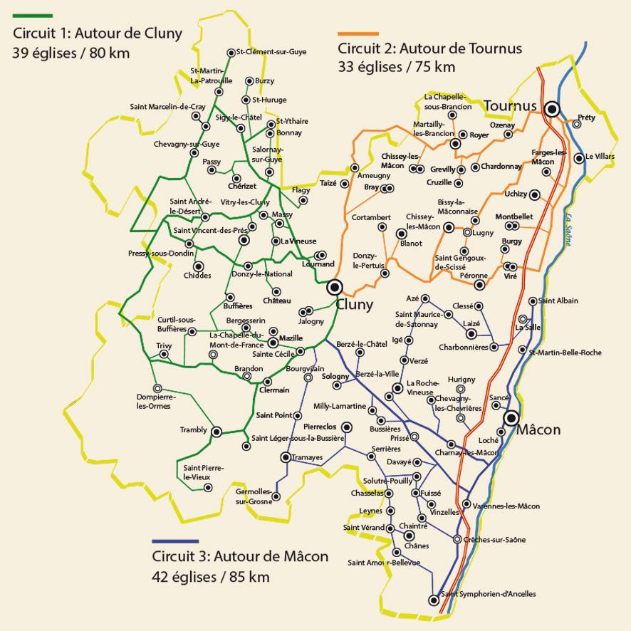 LES CHEMINS DU ROMAN EN MÂCONNAIS SUD BOURGOGNE