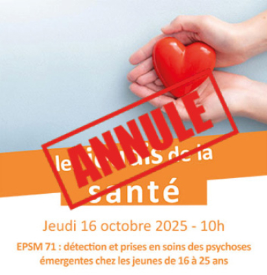 ANNULE Les jeudis de la santé
